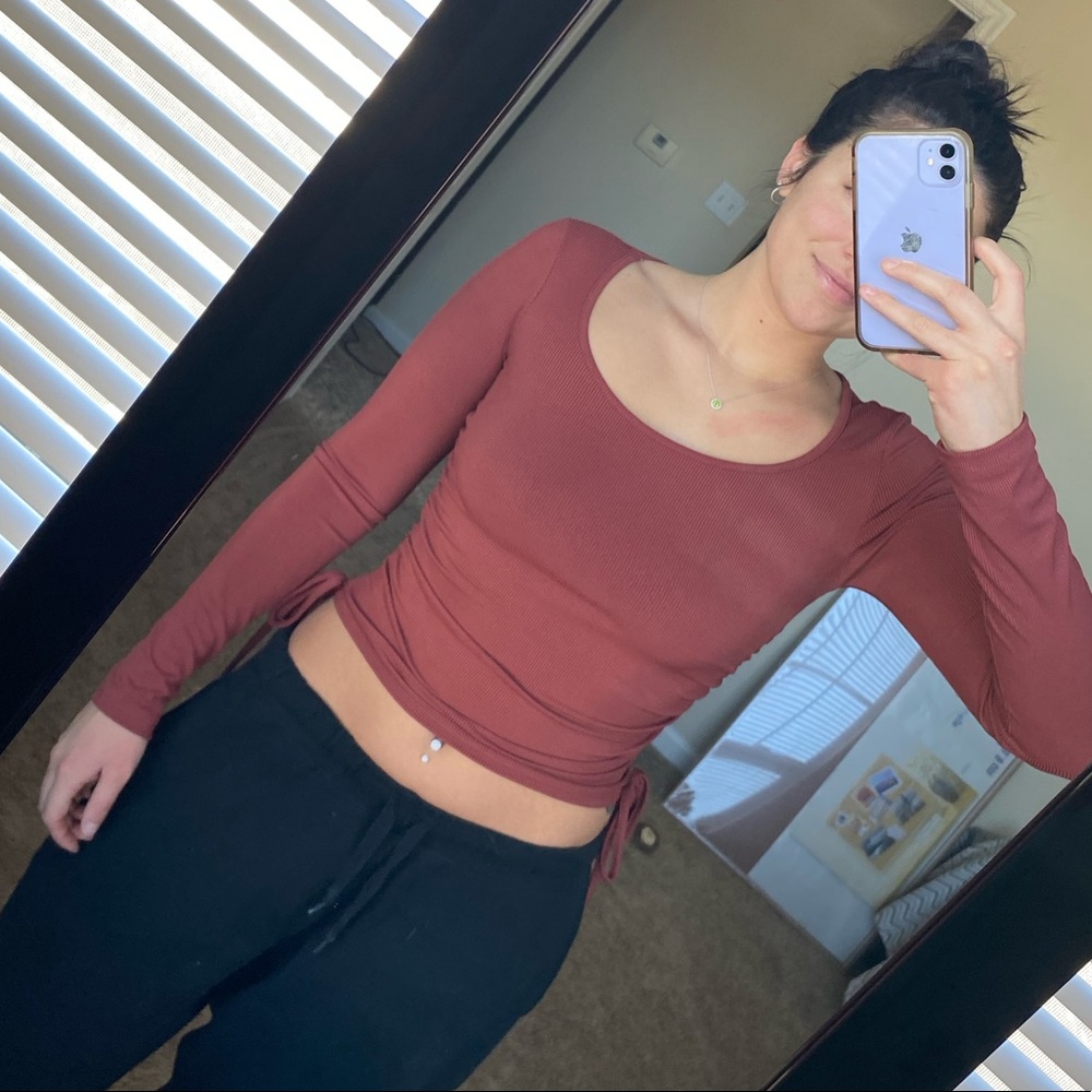 Sinched Sides Crop Top